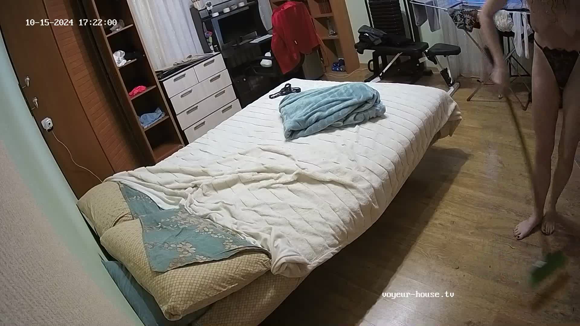 Mira Cleaning the house Topless #1 2024-10-15