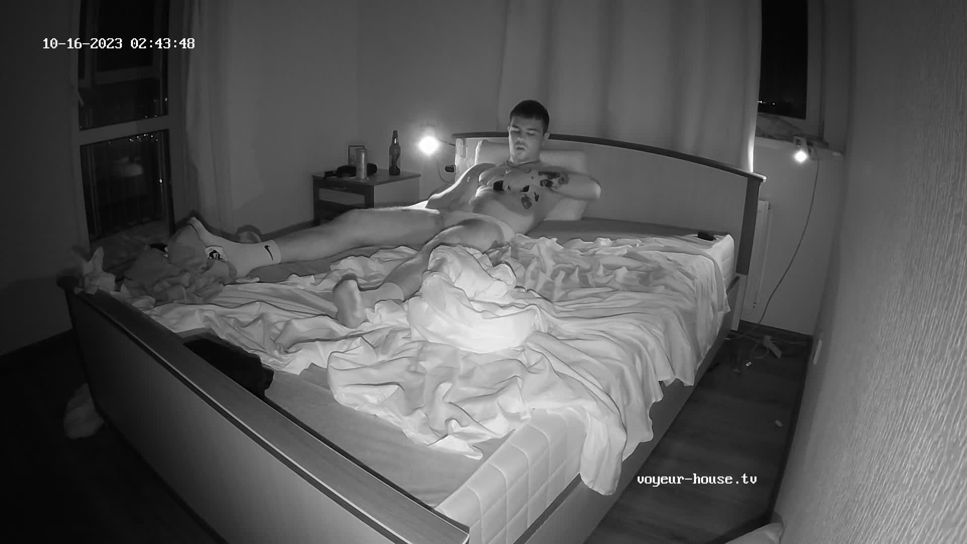 Artem jerking off in the bedroom 16 Oct 2023