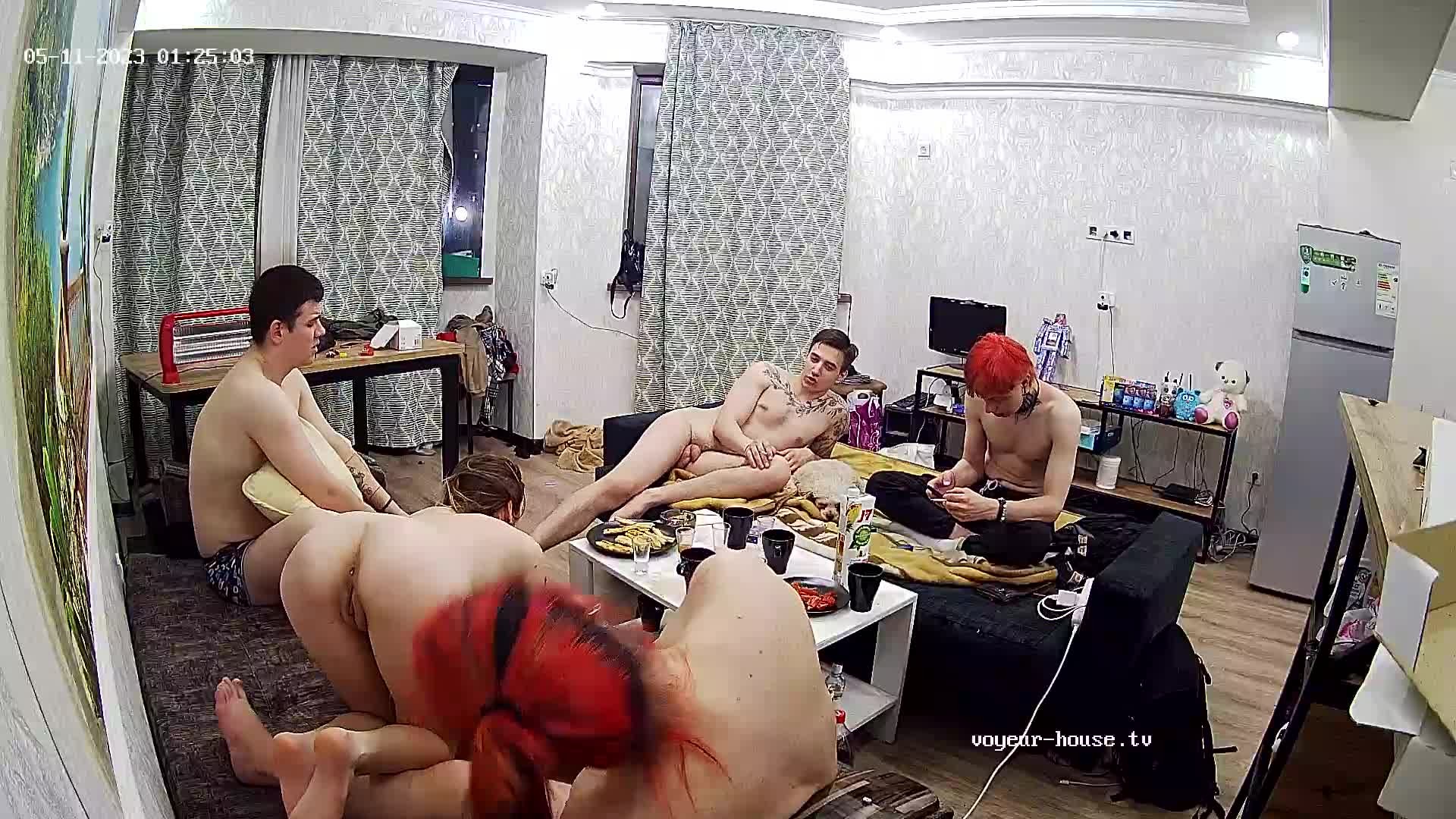 Edrym & Roza + Yuri & Elvira + Yasha - Naked party | 2023-05-10