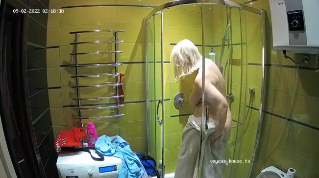 Belinda showering after sex, Sep-02-2022
