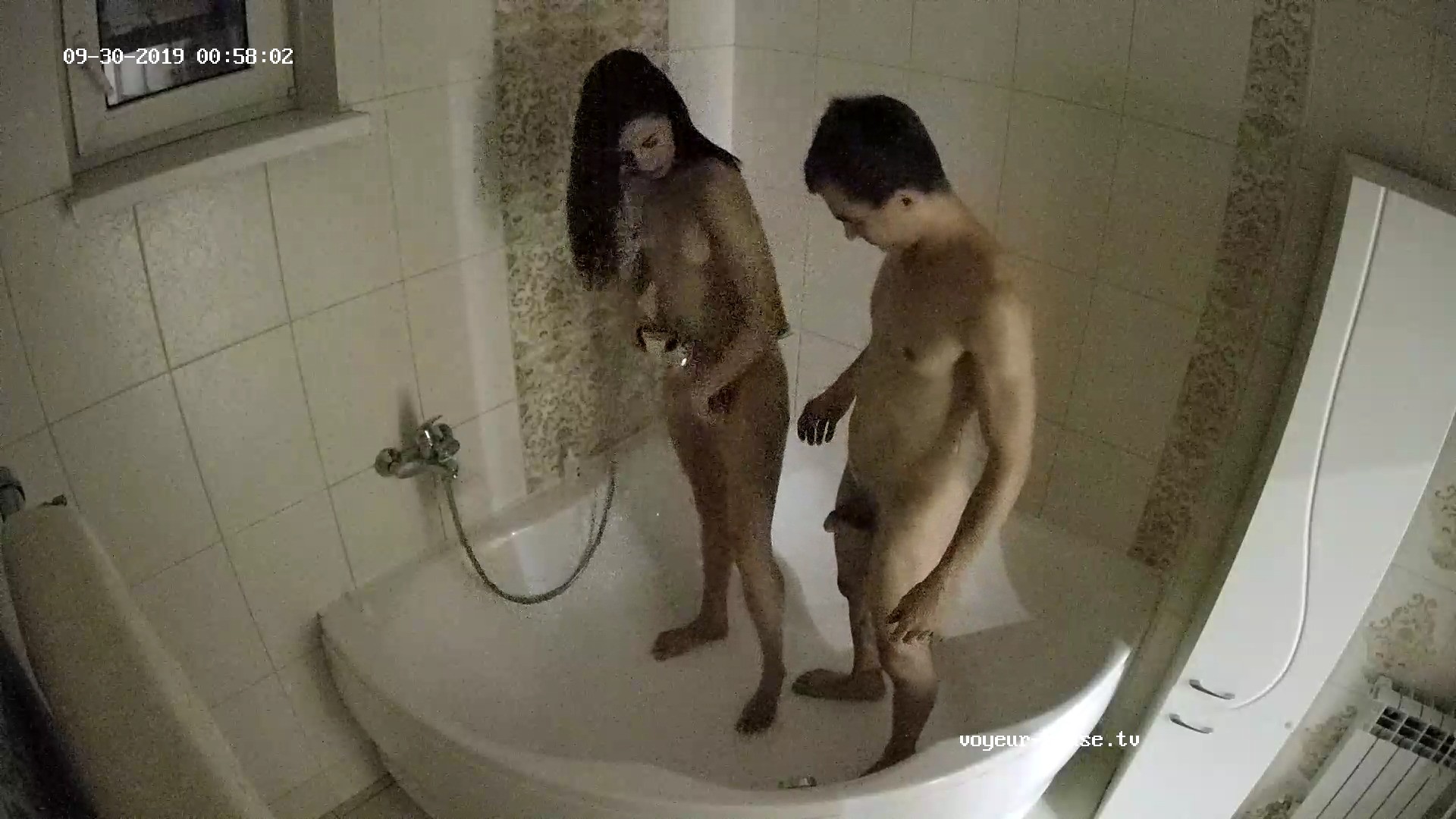 Sean & Clarice shower together 30 Sep 2019