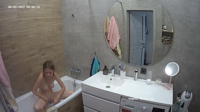 Olivia showering after sex, Aug-05-2022