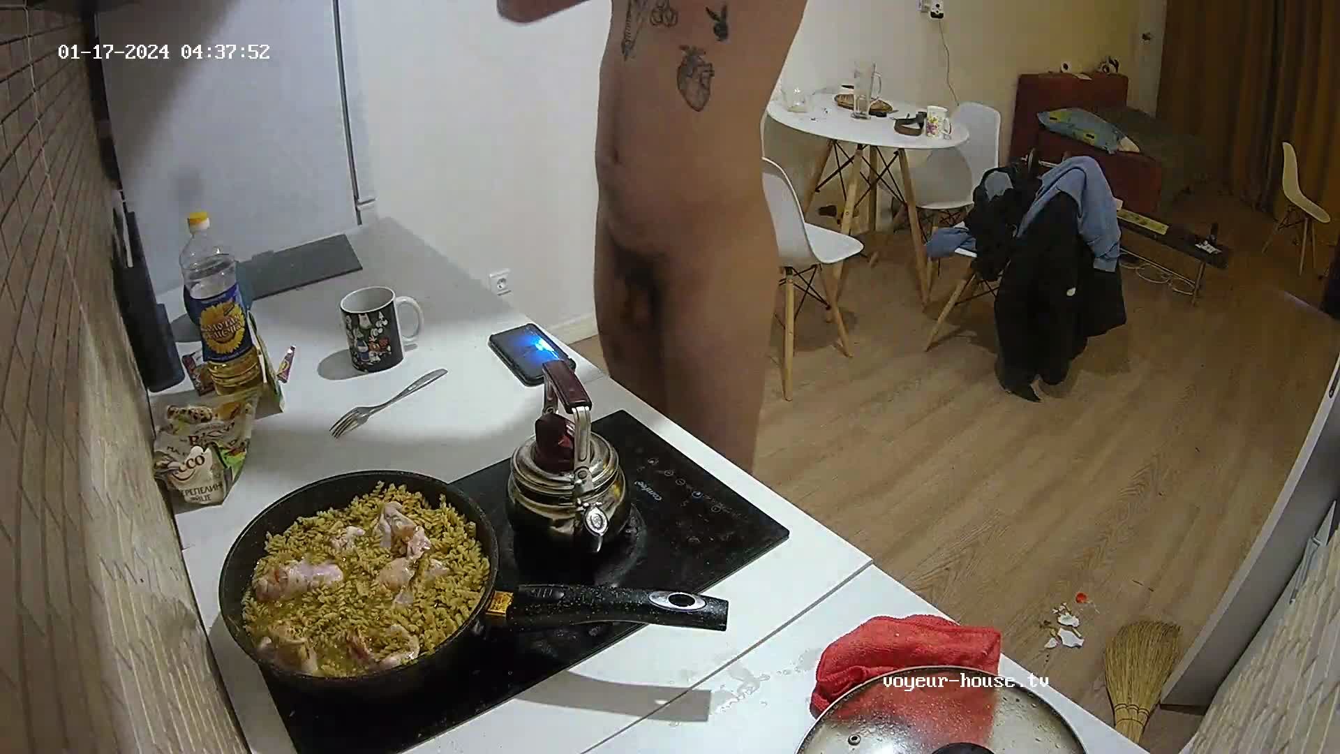 Artem the naked chef 17 Jan 2024