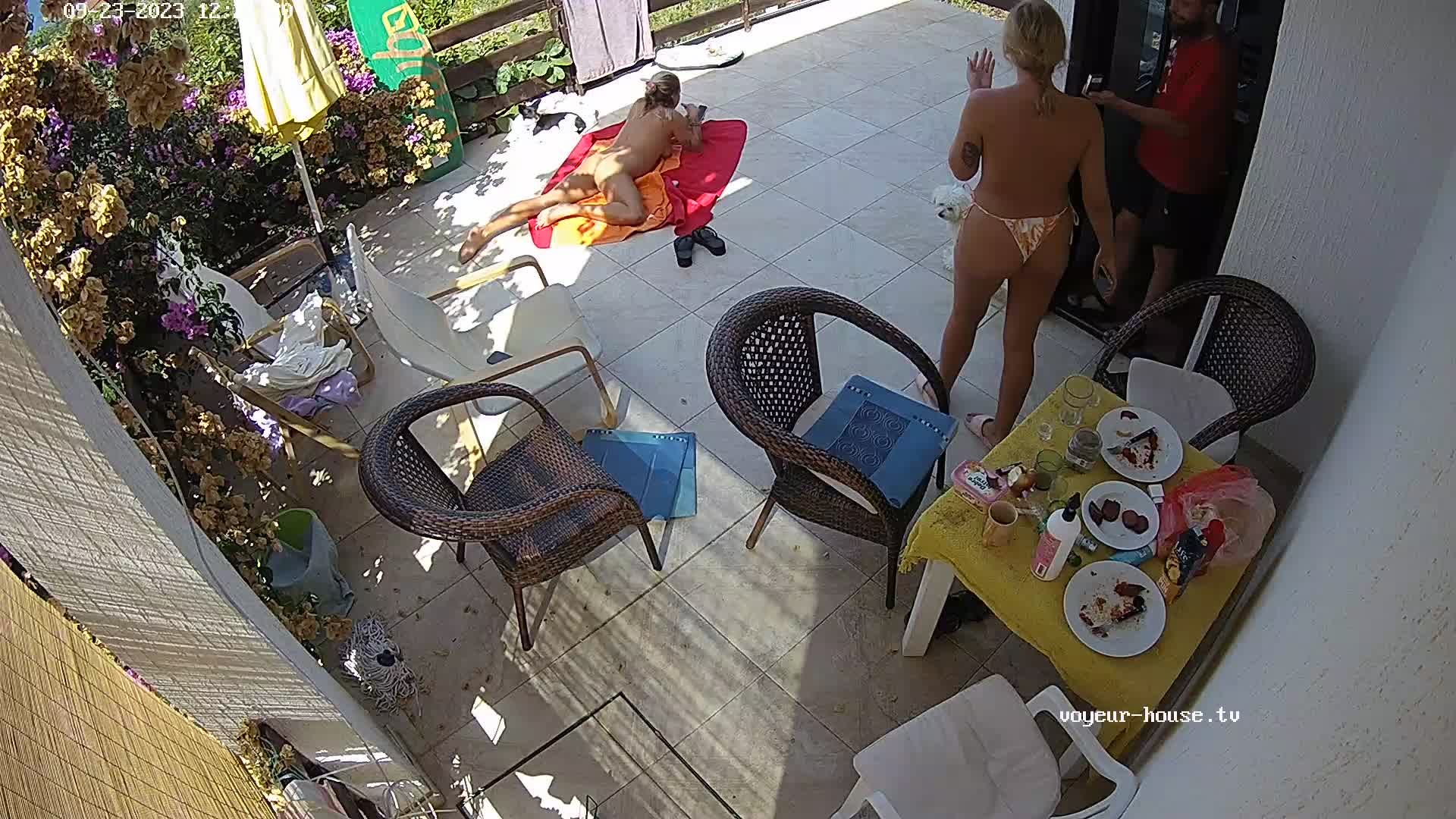 Ally naked sunbathing, Sep23/23